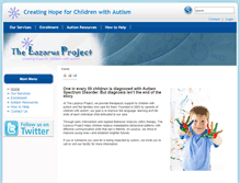 Tablet Screenshot of lazarusprojectmn.org